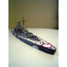 Battleship Bismarck with camouflage