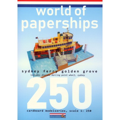 Sydney ferry Golden Grove along with wharf 1/250