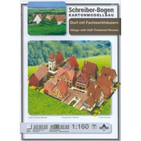 Village of half-timbered houses