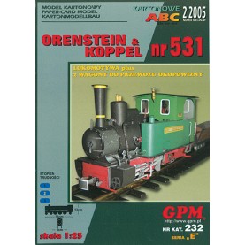 Dampflok Orenstein & Koppel Nr. 531