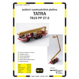 Feuerwehr LKW mit Arbeitsbühne Tatra T185 PP 27-2